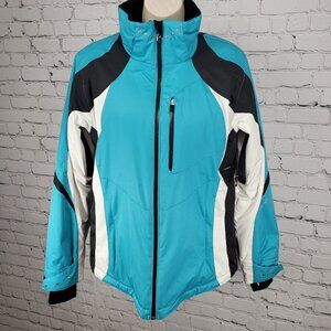 Obermeyer Blue DuPont ComforMax Classic Insulated Full Zip Ski Jacket Size 10